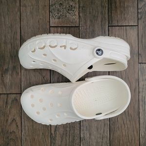 White Crocs - Women's Size 10/Men's Size 8
